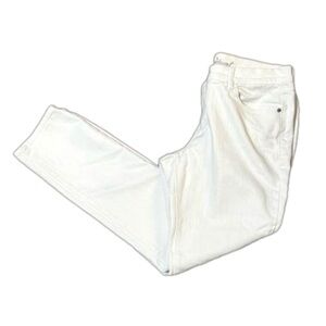 Old Navy The Sweetheart White Jeans Cotton Polyester Spandex Women Size 12